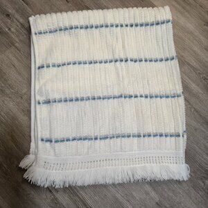 VTG Susannah Afghans BABY BLANKET Nursery Virgin Acrylic 50" x 60" Portugal  Mad